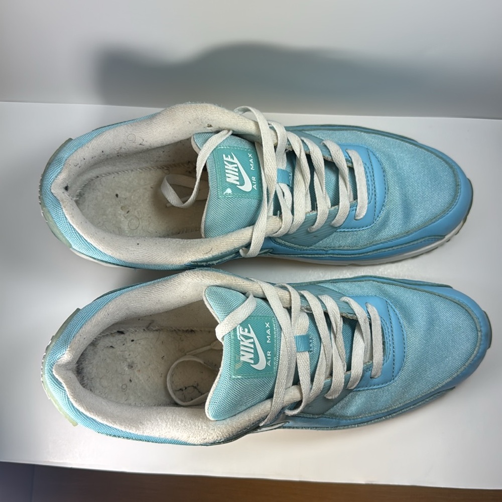 Nike Air Max 90 Ocean Bliss Blue Chill Men’s Size 13 Sneakers - Picture 5 of 12